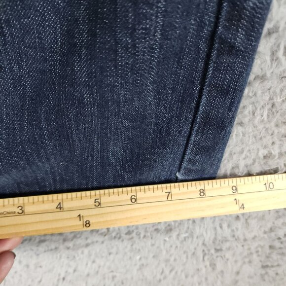 Wrangler Jeans Mens 36x30 Blue Straight Leg Mid Rise Stretch - Picture 7 of 12